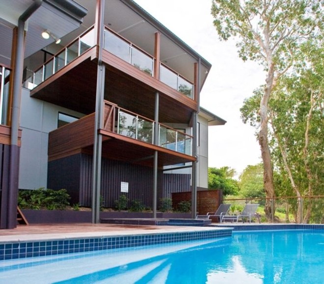 Infinity is an enormous four-bedroom plus office luxury home.  Sleeps up to 14! - Hamilton Island Audi Race Week 2010 © Kristie Kaighin http://www.whitsundayholidays.com.au